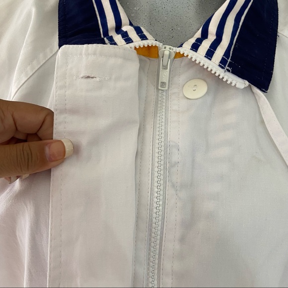 Vintage Jacket Windbreaker Casual Preppy Long Zipper & Buttons 90’s Y2K  Classic - Picture 10 of 12